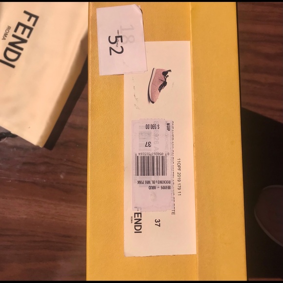 FENDI FFreedom Sneakers 6.5 (Gently Used with Box) - Picture 9 of 9